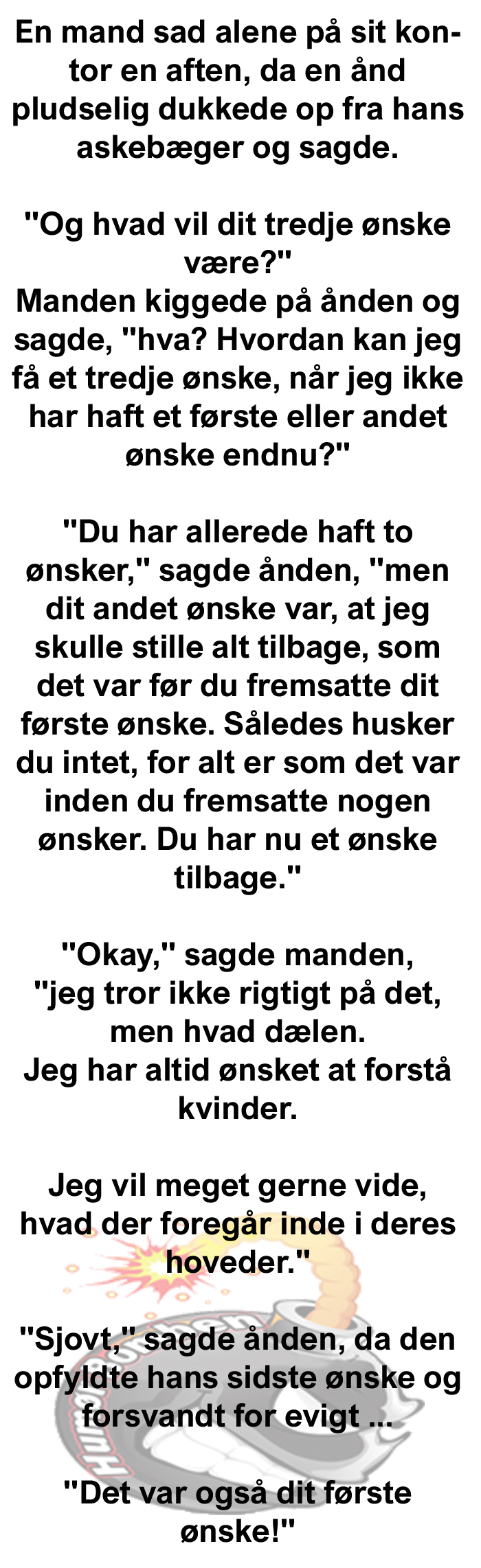 En mand sad alene på sit kontor en aften