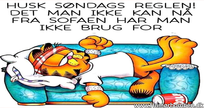Husk søndags reglen