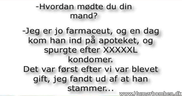 Hvordan mødte du din mand