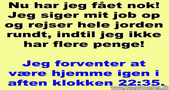 Nu har jeg fået nok